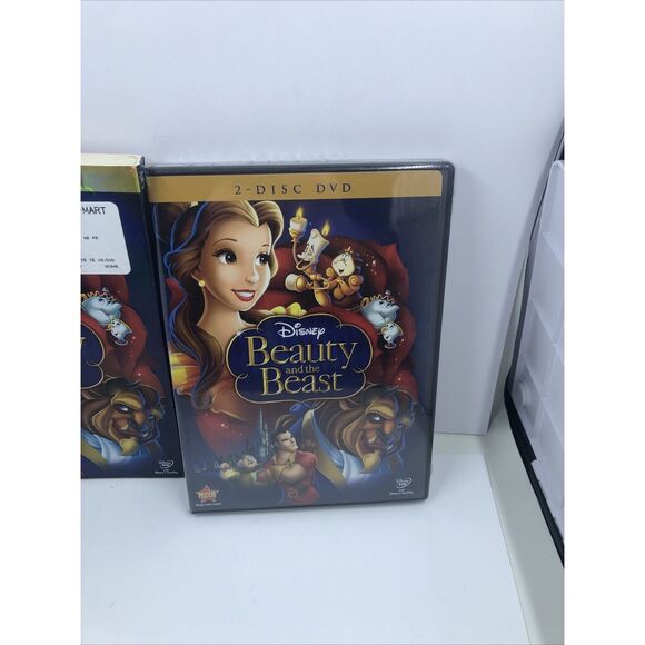 Disney Beauty and the Beast - 2 Disc DVD Set 2010 / With SLIP COVER. Sealed - Picture 10 of 14